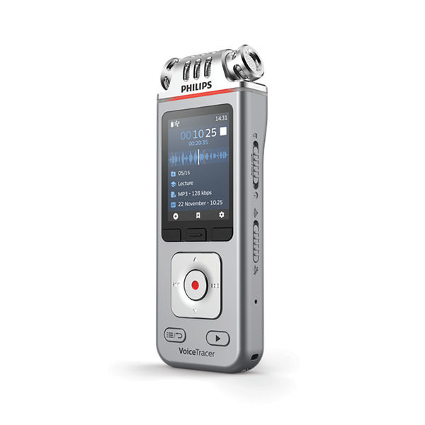 Philips VoiceTracer Audio Recorder with Sembly AI Speech-To-Text Cloud Software DVT4115/00