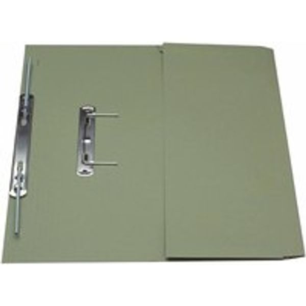 Exacompta Guildhall Transfer Spiral Pocket File 315gsm Foolscap Green (Pack of 25) 349-GRN