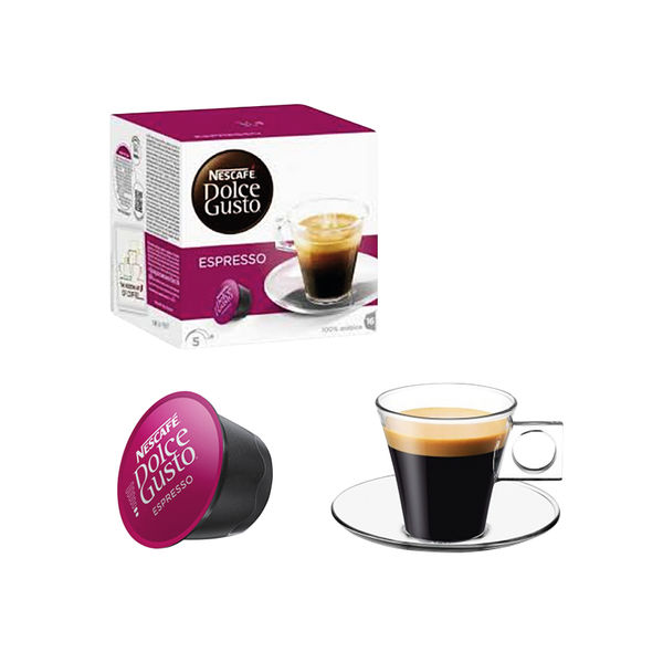 Nescafe Dolce Gusto Espresso Coffee Capsules (Pack of 48) 12423690