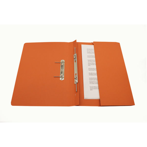 Exacompta Guildhall Right Hand Transfer Spiral Pocket File Foolscap Orange (Pack of 25) 211/9063Z