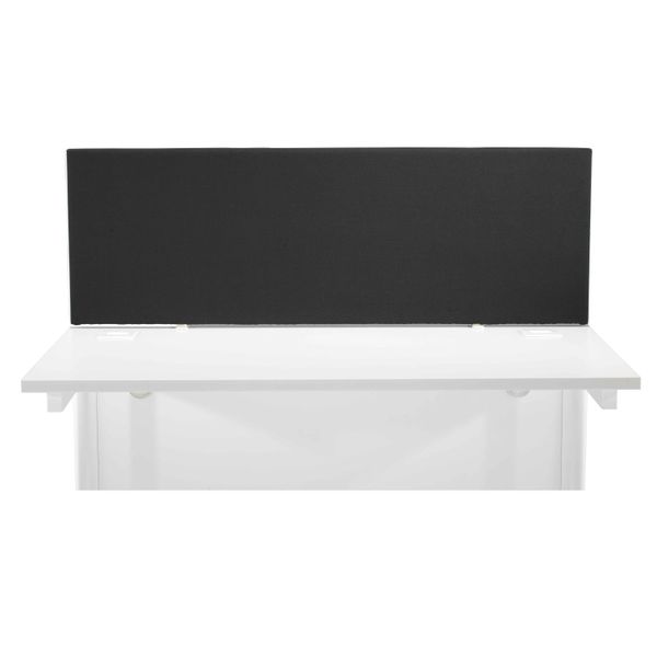 Jemini Desk Mounted Screen 1190x27x390mm Black KF70001