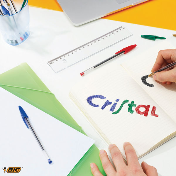 Bic Cristal Ballpoint Pen Medium Black Pack of 50 8373632