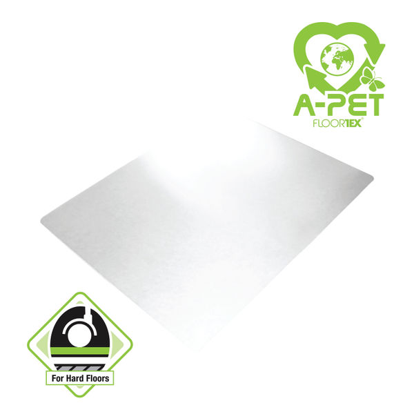 Cleartex Advantagemat Plus APET Rectangular Chair Mat for Hard Floors 900x1200mm UCCMFLAS0002