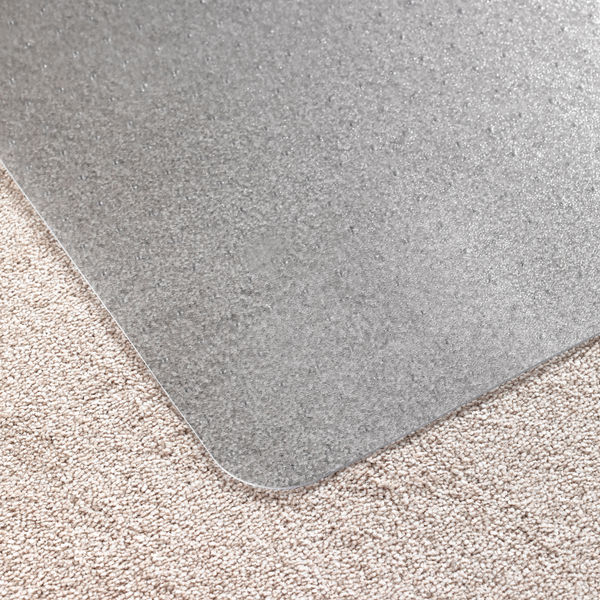 Floortex Advantagemat PVC Lipped Chair Mat for Carpets up to 6mm Thick 1200x900x22mm Clear 119225LV