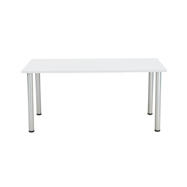 Jemini Rectangular Meeting Table 1600x800x730mm White KF840186