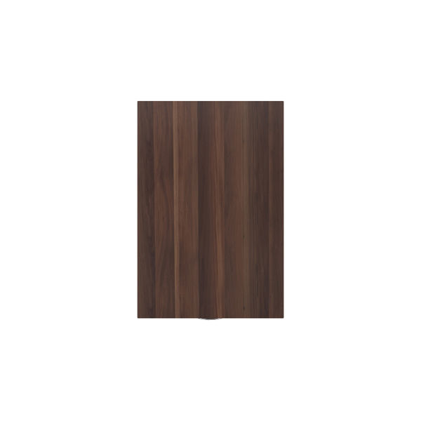 Jemini 3 Drawer Desk High Pedestal 404x600x730mm Walnut KF78948