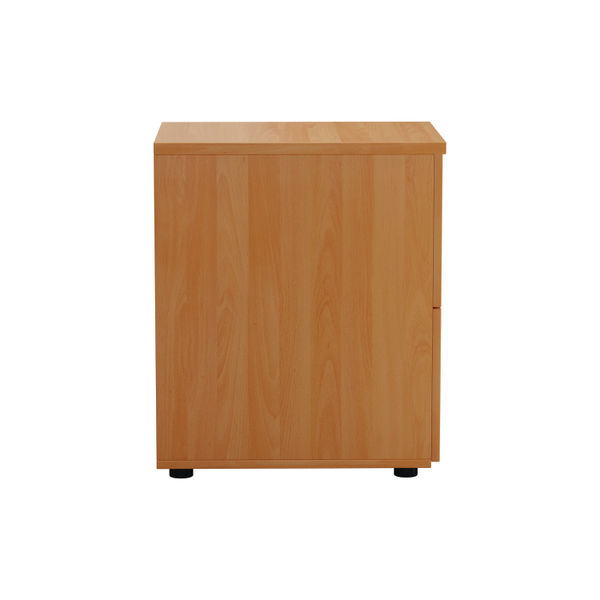 Jemini 2 Drawer Filing Cabinet 464x600x710mm Beech KF79455