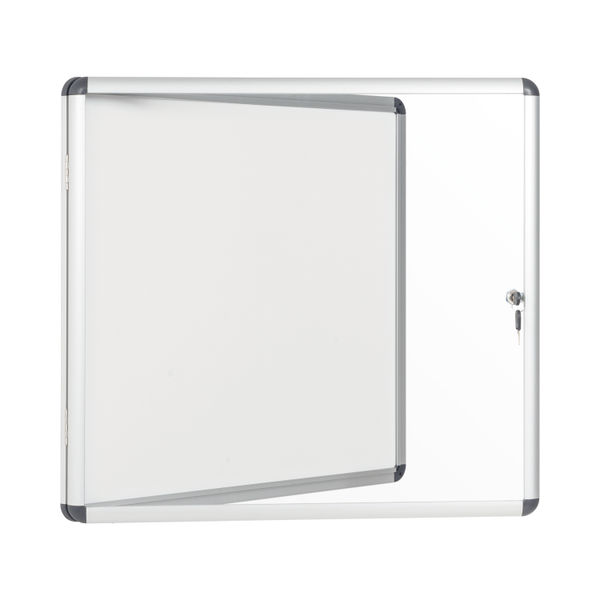 Bi-Office Enclore Magnetic Display Case Acrylic Door Aluminium Frame 6xA4 VT620109150