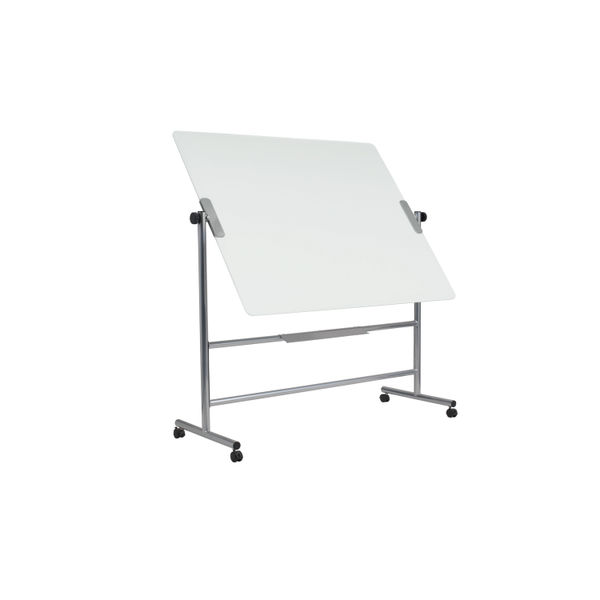 Bi-Office Glass Mobile Board Double-Sided Magnetic 1200x900mm GQR0350GR