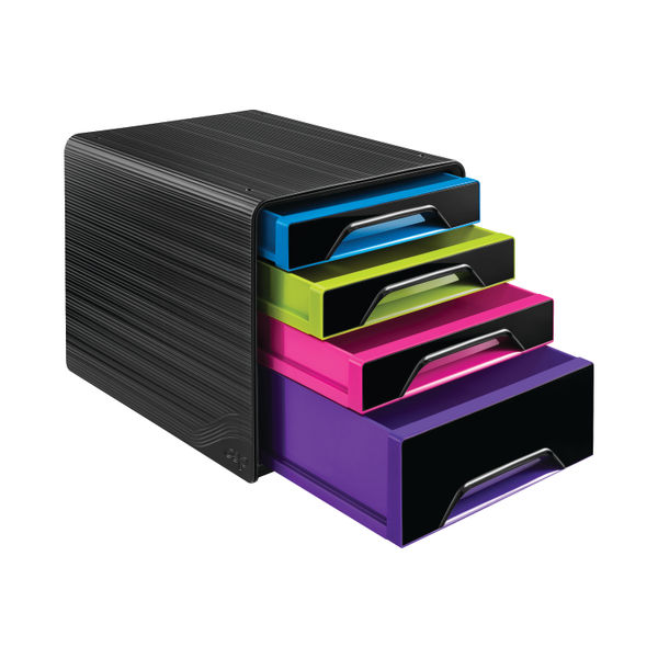 CEP Black/Multicolour Smoove 4 Drawer Set  - 7-113 GM Arctic