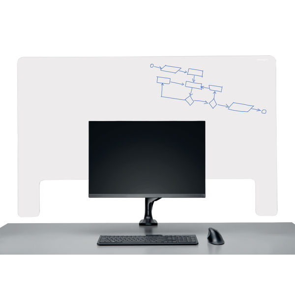 Kensington KGuard Monitor Mounted Desk Screen 627506