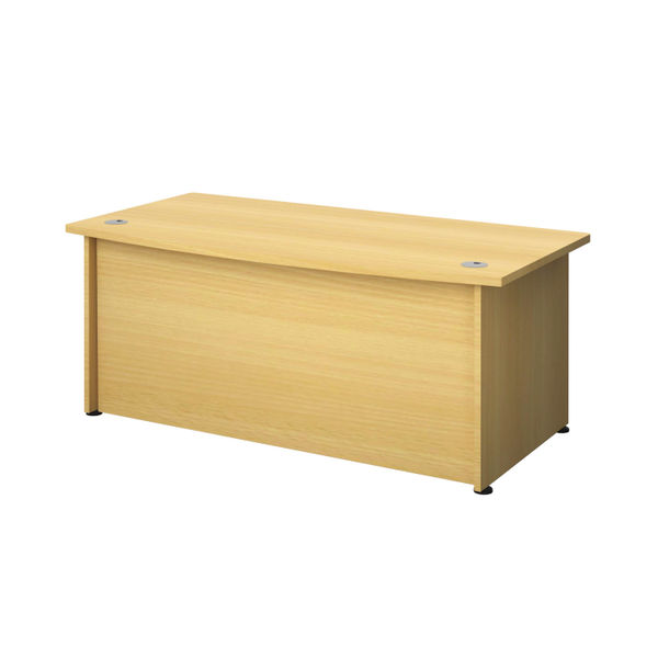 Avior Bow Fronted Executive Desk 2000x900x750mm Nova Oak KF821588