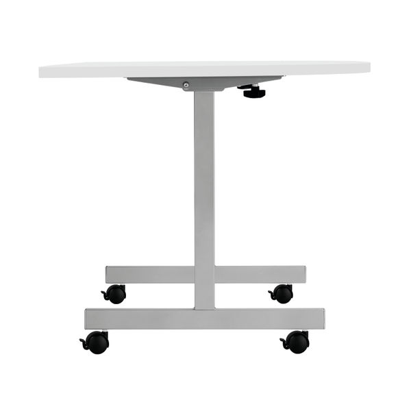 Jemini D-End Tilt Table 1600x800x720mm White/Silver KF822523