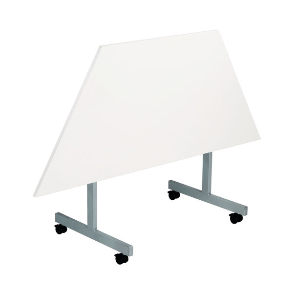 Jemini Trap Tilt Table 1600x800x720mm White/Silver KF822585