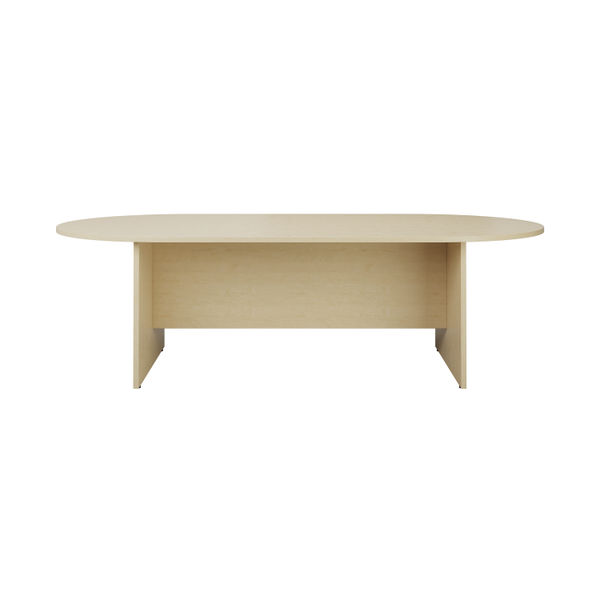 Jemini D-End Meeting Table 1800x1000x730mm Maple KF822660