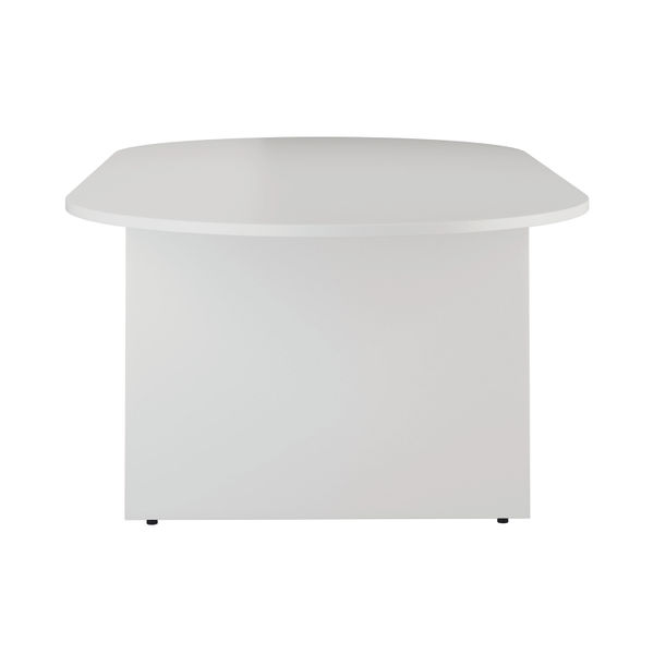 Jemini D-End Meeting Table 1800x1000x730mm White KF822677