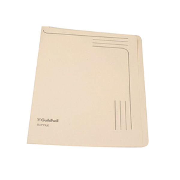 Exacompta Guildhall Slipfile Manilla 230gsm Cream (Pack of 50) 4609Z