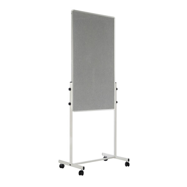 Bi-Office White Portable Duo Board and Flipchart Easel EA4724075