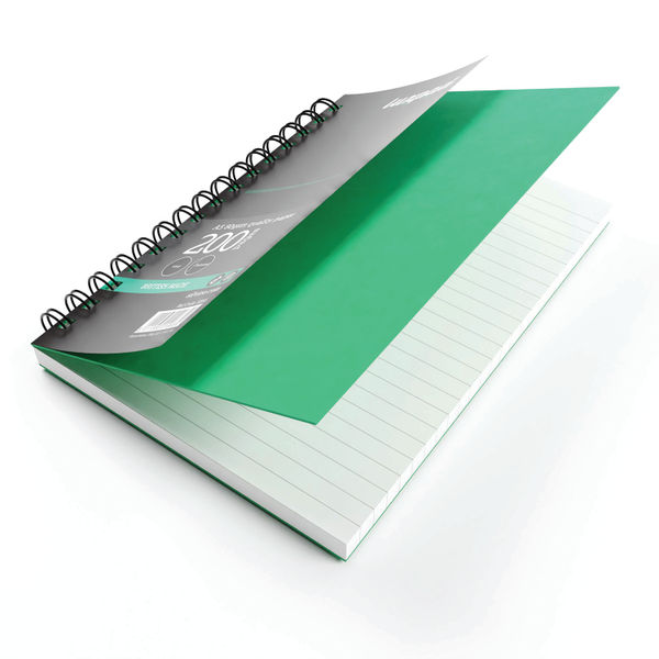 Silvine Luxpad Hardback Wirebound Notebook 200 Pages A5 (6 Pack) SPA5