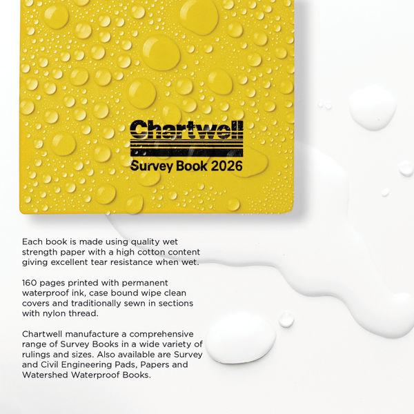 Exacompta Chartwell Lined Weather Resistant Field Book 130x205mm 2026