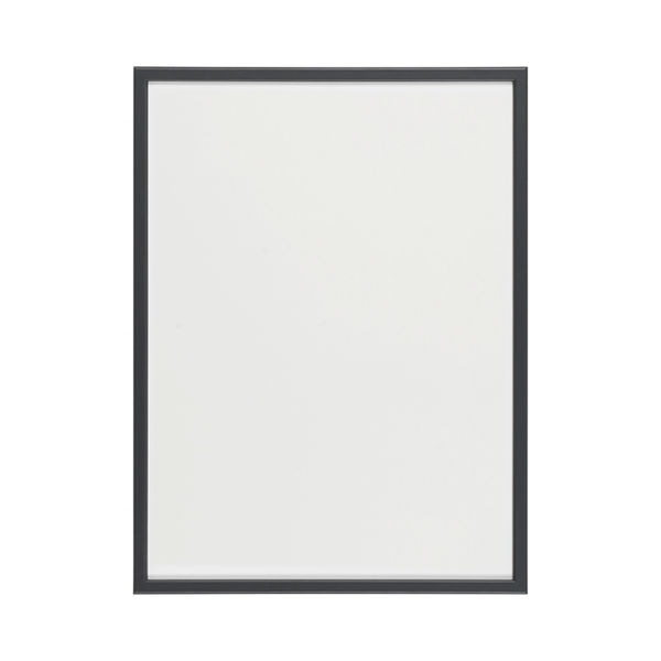 Bi-Office Basic Whiteboard Drywipe Surface Black Frame 60x45cm MP04001161