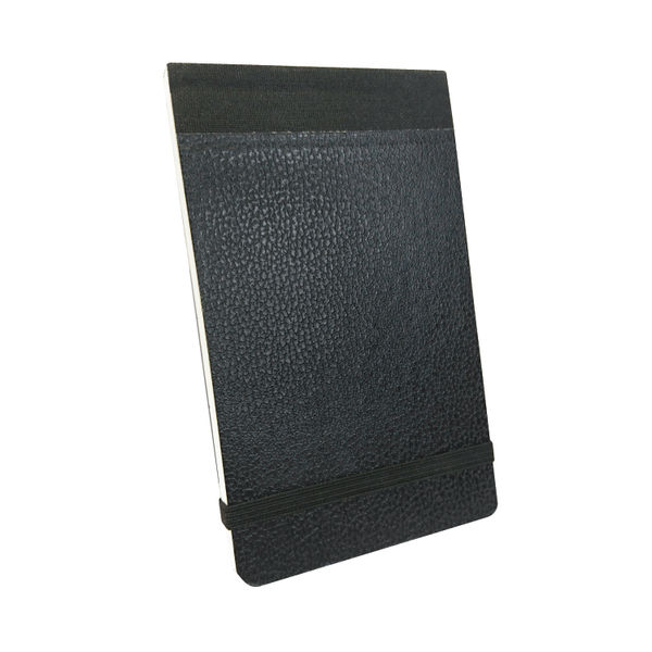 Silvine Black Elastic Band Notebooks Pack of 12- SV40860
