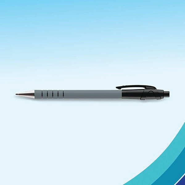 PaperMate Black Flexgrip Retractable Pen, Pack of 5 - 2027751