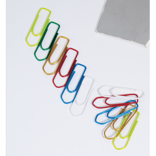 Q-Connect Paperclips Coloured 32mm (750 Pack) KF02023Q