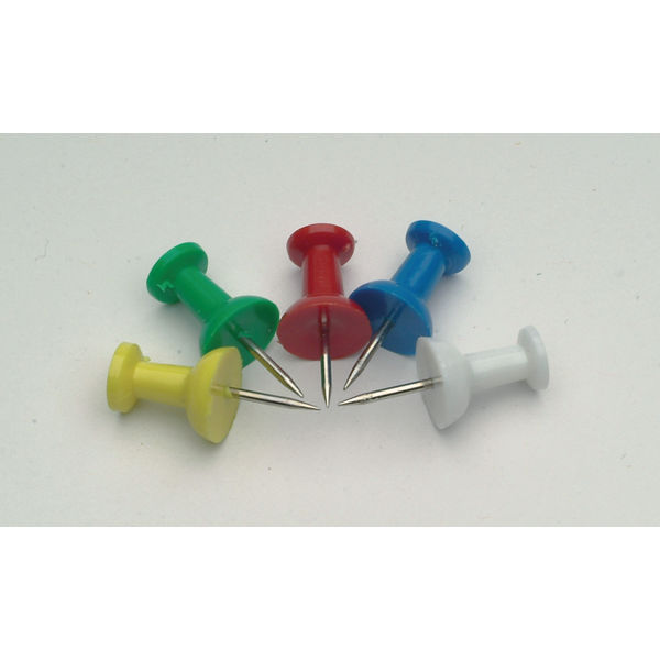 Q-Connect Push Pins Assorted (Pack of 250) KF02029Q