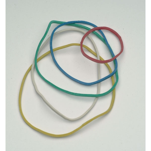 Q-Connect Rubber Bands Assorted Sizes Coloured 15g (Pack of 10) KF02032Q