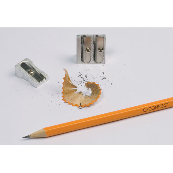 Q-Connect Metal Pencil Sharpener (Pack of 20) KF02218