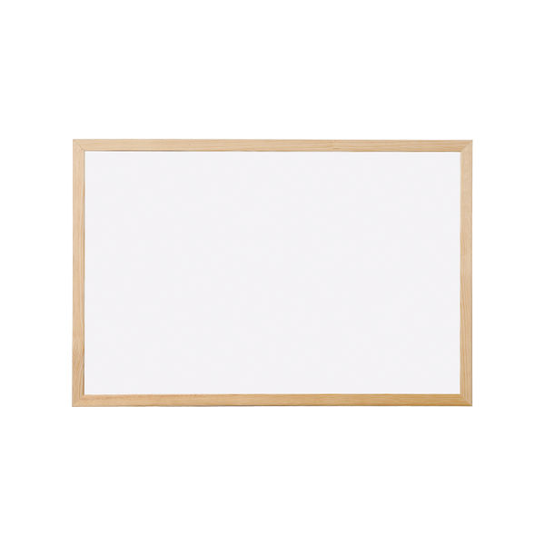 Q-Connect Wooden Frame Whiteboard 400x300mm KF03569