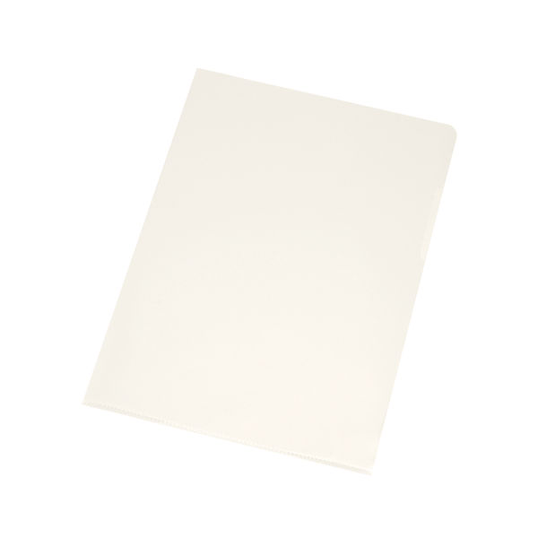 Q-Connect Cut Flush Folders A4 Clear (Pack of 100) KF24002