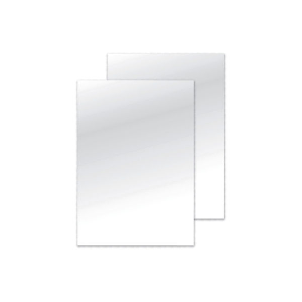 Q-Connect A4 White Comb Binder Cover 250gsm (Pack of 100) KF00498