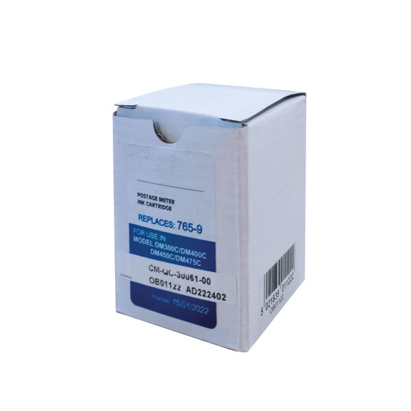 Q-Connect Pitney Bowes Remanufactured Blue Franking Ink Cartridge 765-9RN/765-95B/765-9BN