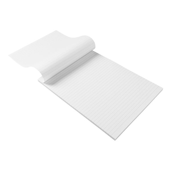 5 Star Recycled Memo Pad Headbound 70gsm Ruled 160pp A4 White Paper (Pack of 10)