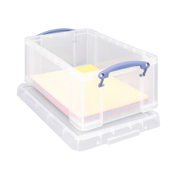 Really Useful 9 Litre Clear Storage Box with Lid - 9C
