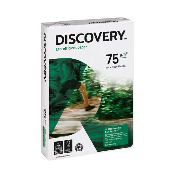 Discovery A4 75gsm White Paper (Pack of 2500) 59908