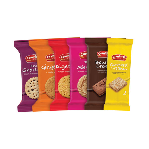 Crawfords Assorted Mini Biscuits Pack Of 100 A06059 