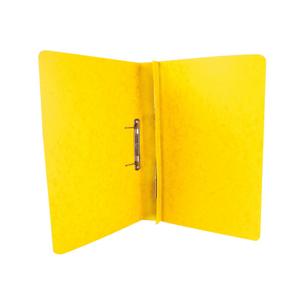 Exacompta Europa Spiral Files Foolscap Yellow (Pack of 25) 3006
