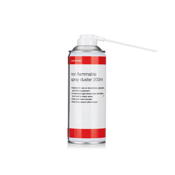 5 Star Office Air Duster Red/White 6.5x18.5cm 200ml