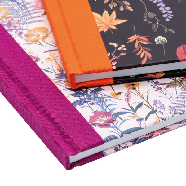 Pukka Pad Bloom Visitors Book Black 9687-BLM