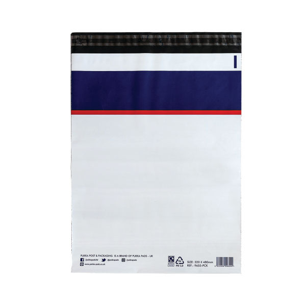 Pukka Size 4 White Poly Mailer (Pack of 10)