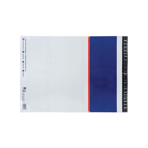 Pukka Poly Mailer Size 7 510x680mm White (Pack of 10)