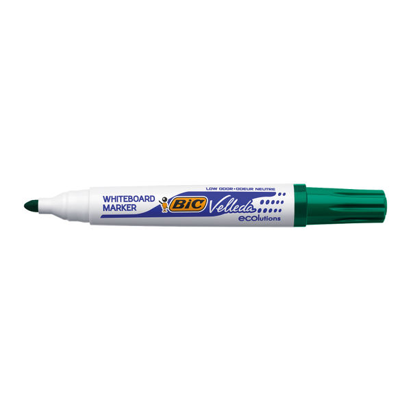 Bic Velleda Whiteboard Marker Bullet Tip 1.5mm Green Each