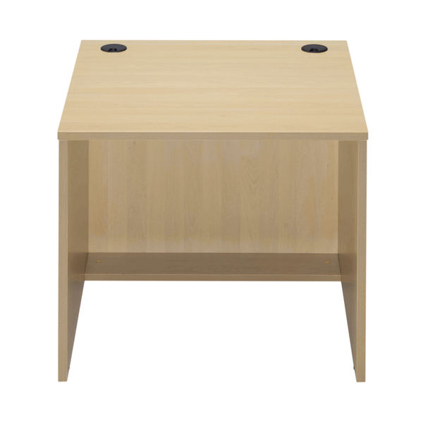 Jemini Reception Modular Straight Desk Unit 800x800x740mm Maple KF840166