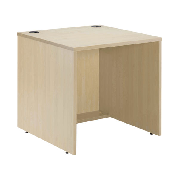 Jemini Reception Modular Straight Desk Unit 800x800x740mm Maple 800MASAMA