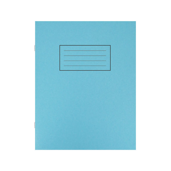 Silvine 229 x 178mm Blue Ruled Exercise Books, Pack of 10 | EX104