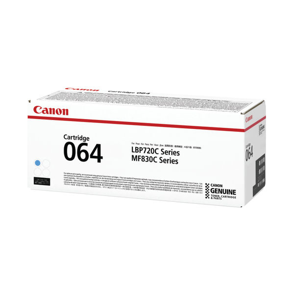 Canon 064 Toner Cartridge Cyan 4935C001