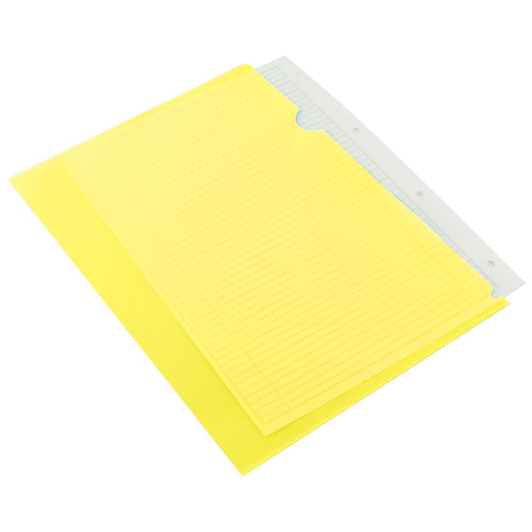 Q-Connect Cut Flush Folder A4 Yellow (Pack of 100) KF01487